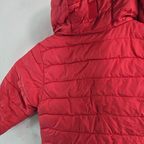 Columbia Jacket Boys 2T Red Coat Youth Powder Light Puffer Hooded Synthetic - Picture 9 of 14